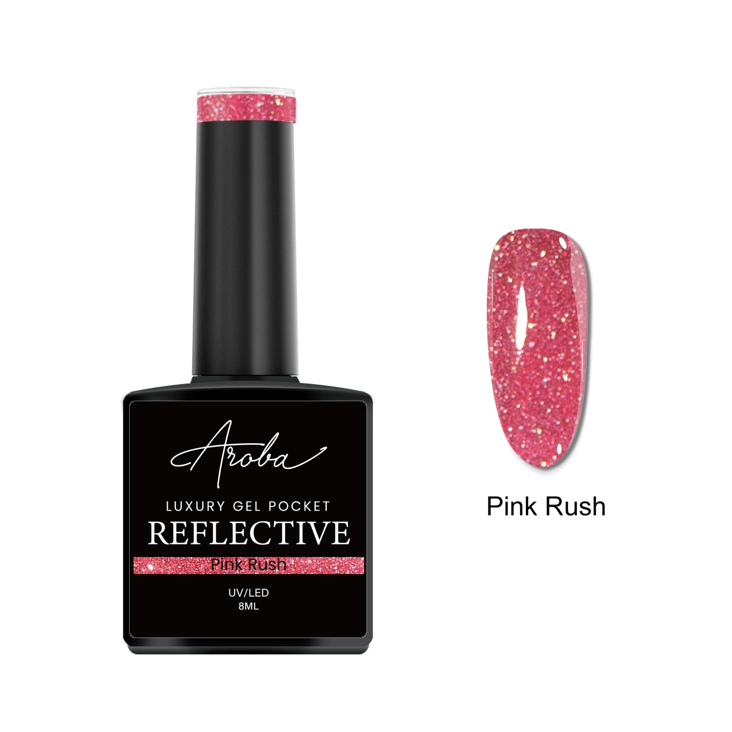 Pink Rush Gel Pocket 8ml - 001 (Reflective)