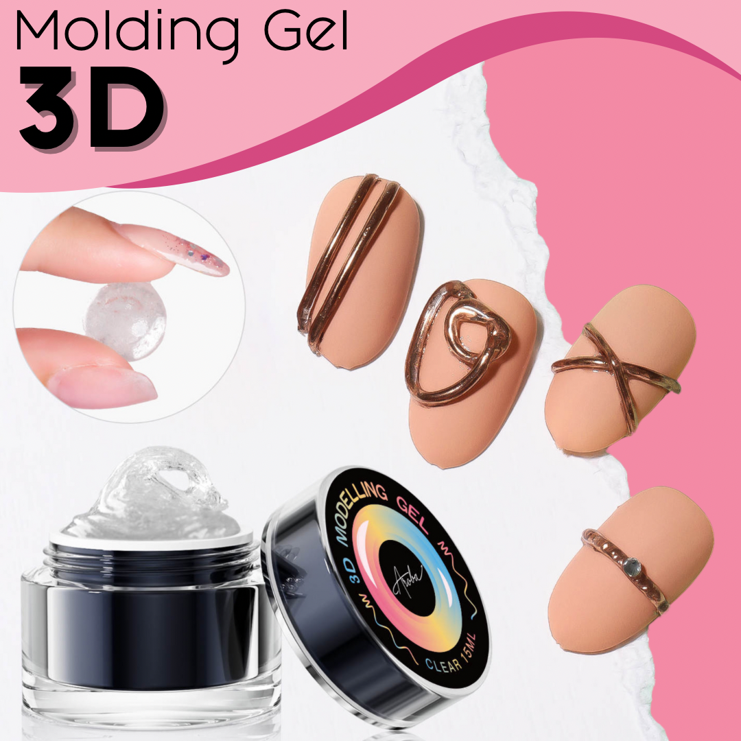 Gel de moldeado sólido 3D TRANSPARENTE - 15 ml (copia)