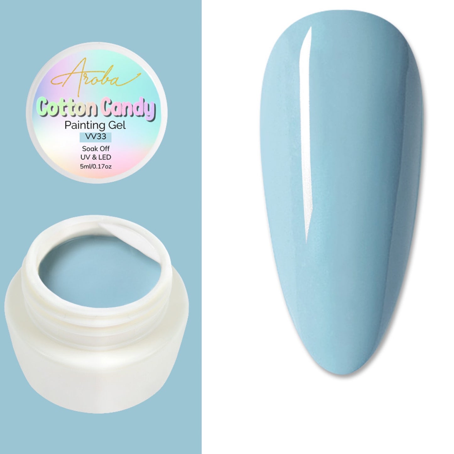 Gel para pintar con efecto algodón de azúcar (LODO)