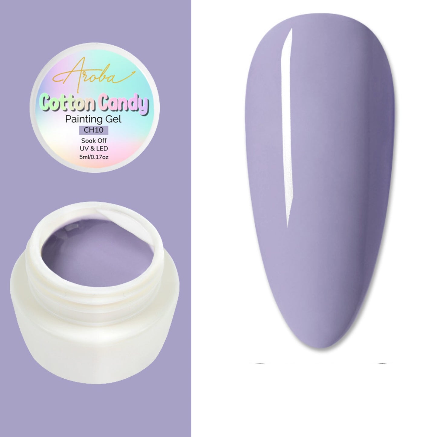 Gel para pintar con efecto algodón de azúcar (LODO)