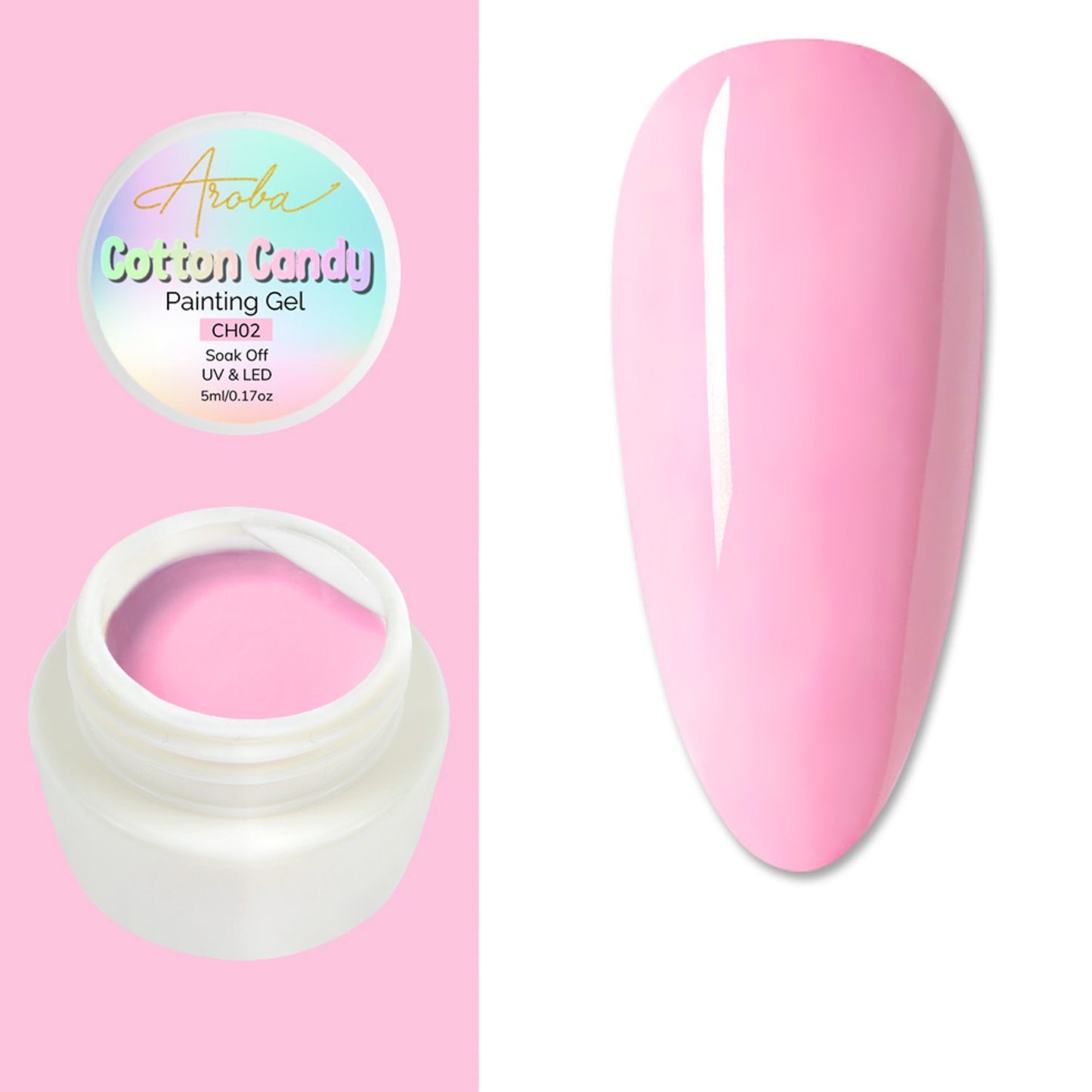 Gel para pintar con efecto algodón de azúcar (LODO)