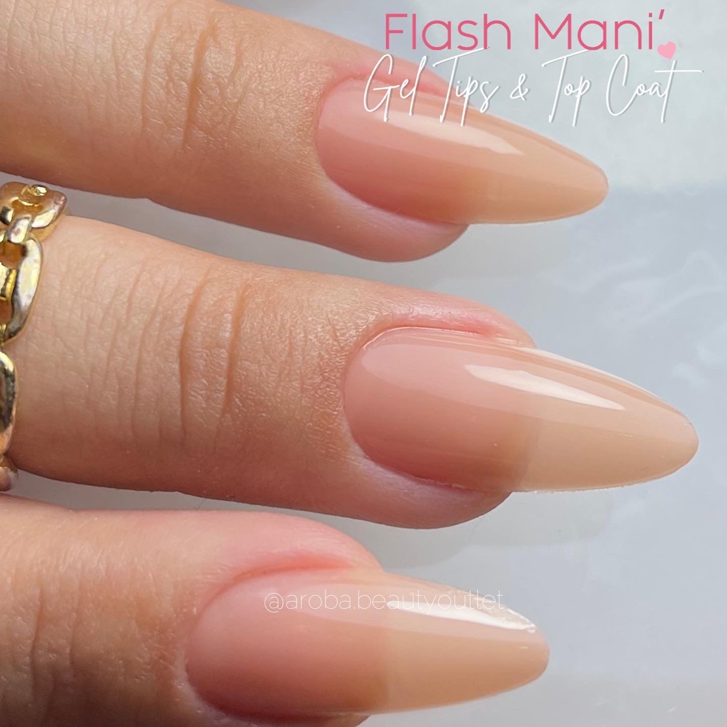 Almond Medium Box - Soft Pink