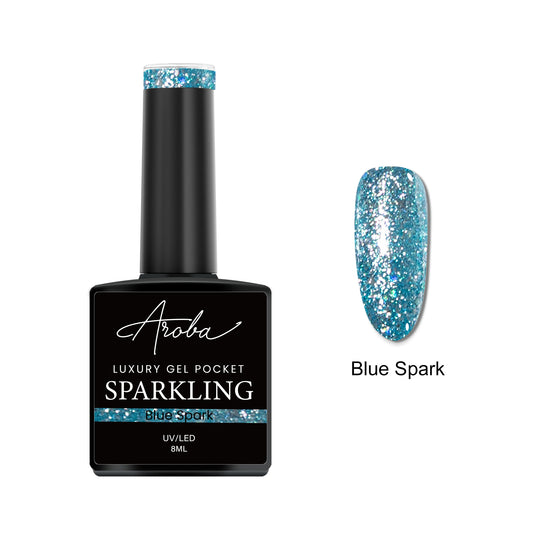 Blue Spark Gel Pocket 8ml - 025 (Sparkling)