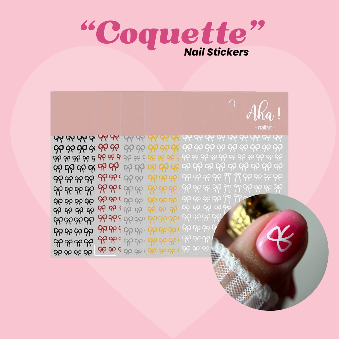 "Coquette" Nail Stickers