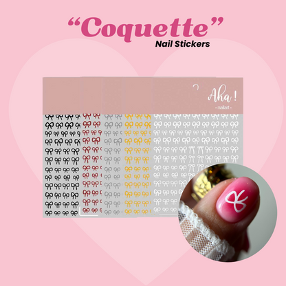 Pegatinas para uñas "Coquette"