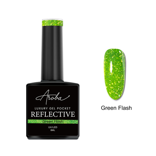 Green Flash Gel Pocket 8ml - 004 (Reflective)
