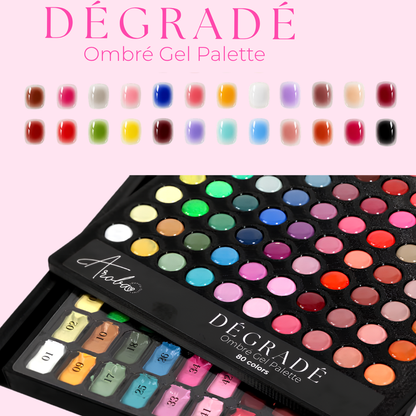 DEGRADÉ OMBRÉ GEL PALETTE | 80 COLORS