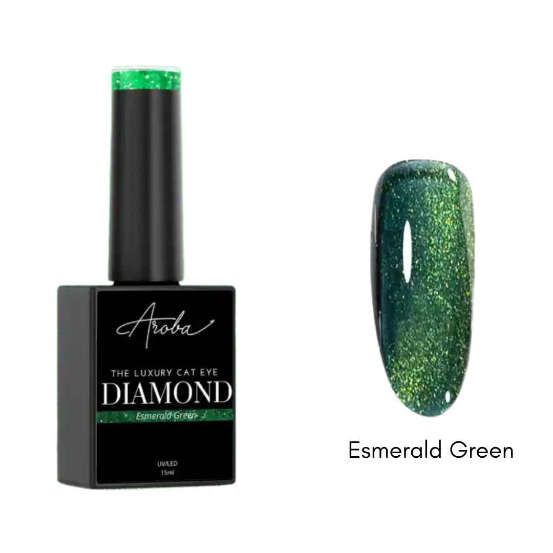 Esmerald Green Cat Eye (Diamond Co.)