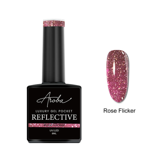 Rose Flicker Gel Pocket 8ml - 007 (Reflective)