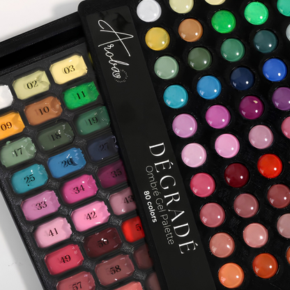 DEGRADÉ OMBRÉ GEL PALETTE | 80 COLORS