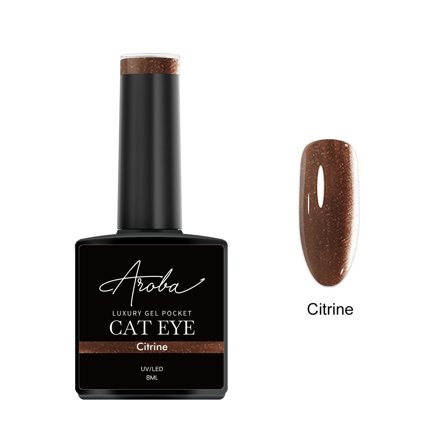 Citrine Cat Eye - Gel Pocket 8ml