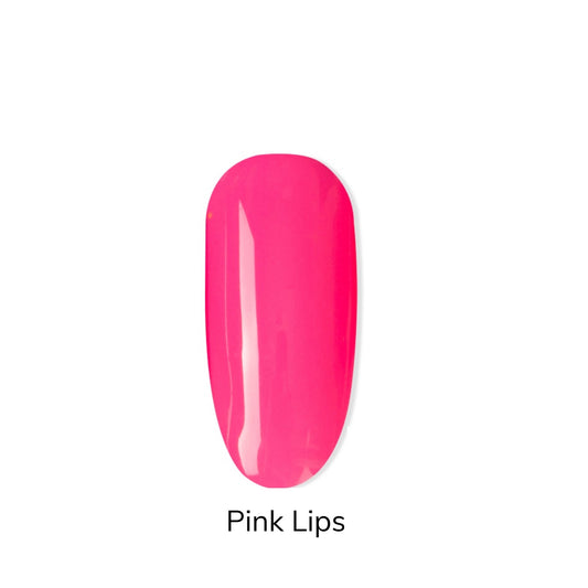 Esmalte en gel para labios rosados