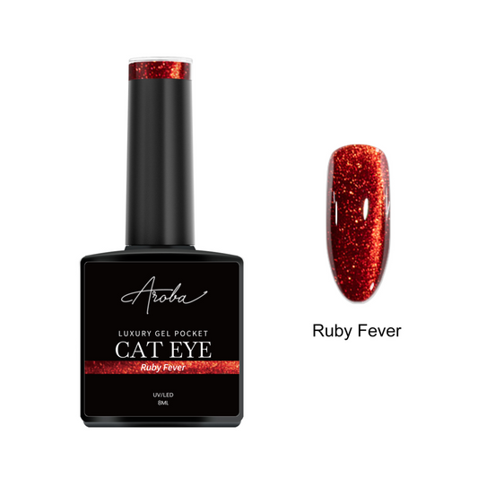Ruby Fever Cat Eye  - Gel Pocket 8ml (Diamond Co.)