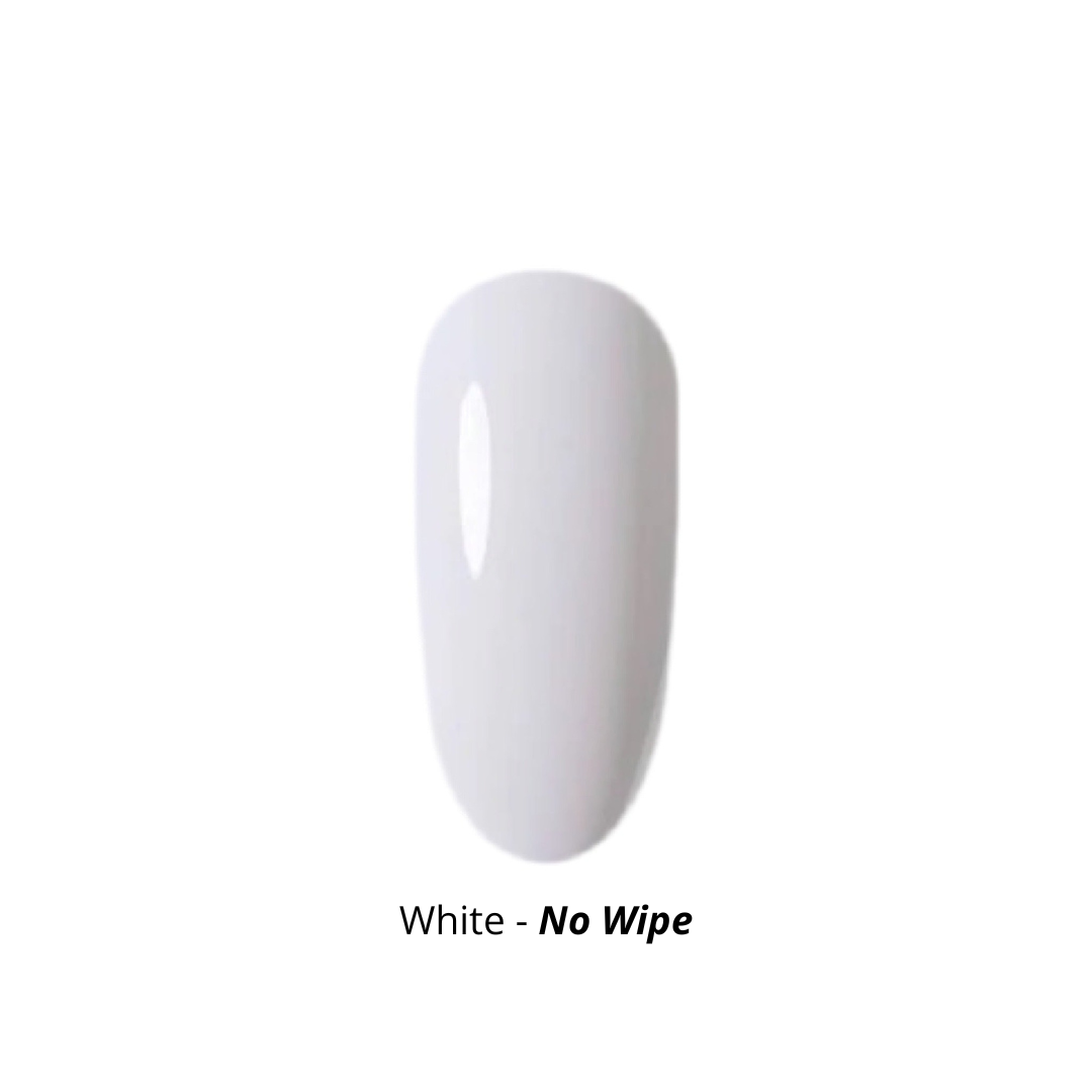 White Gel Polish - NO WIPE