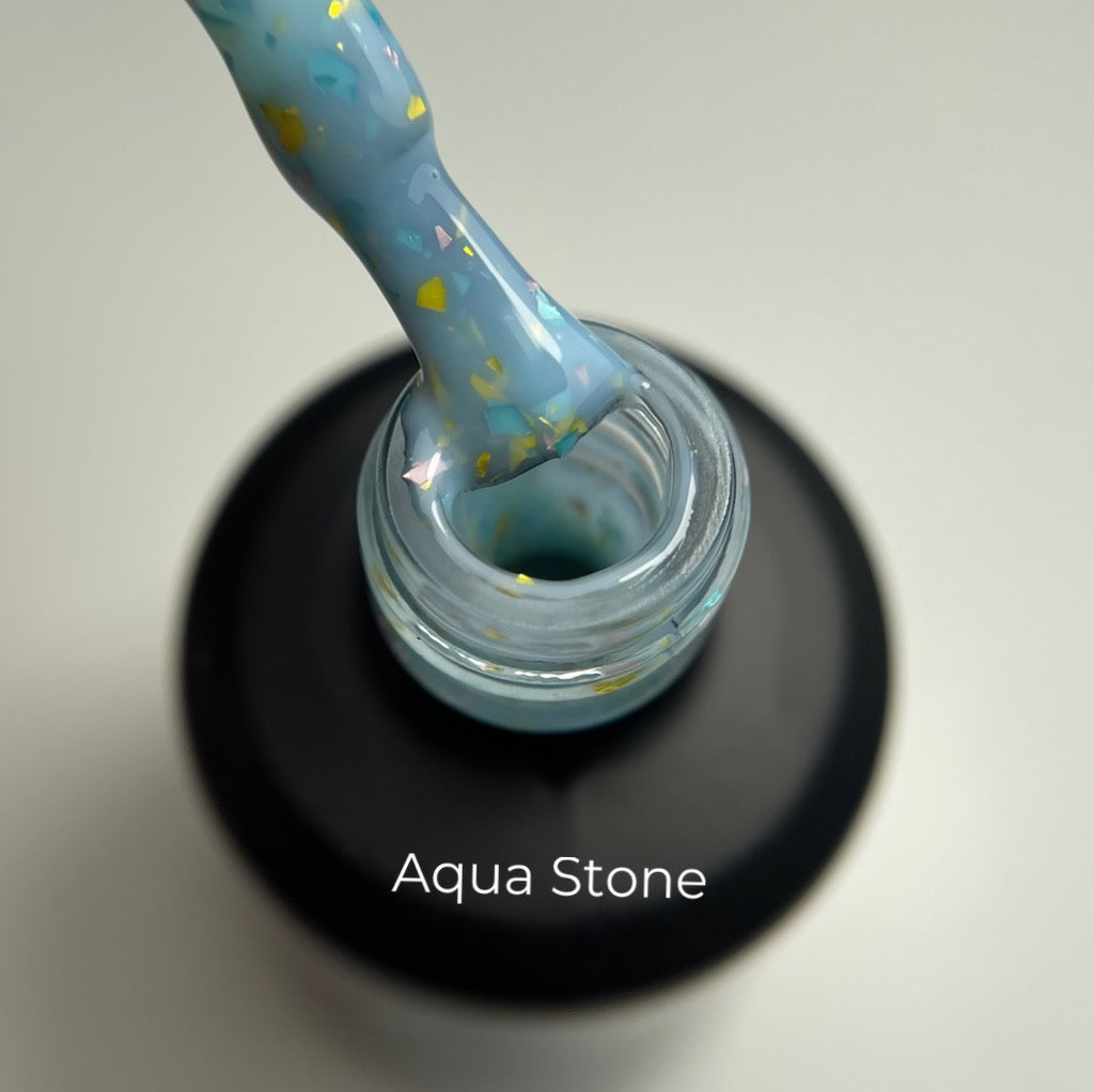 Aqua Stone Rubber Base (Flakes Co.)