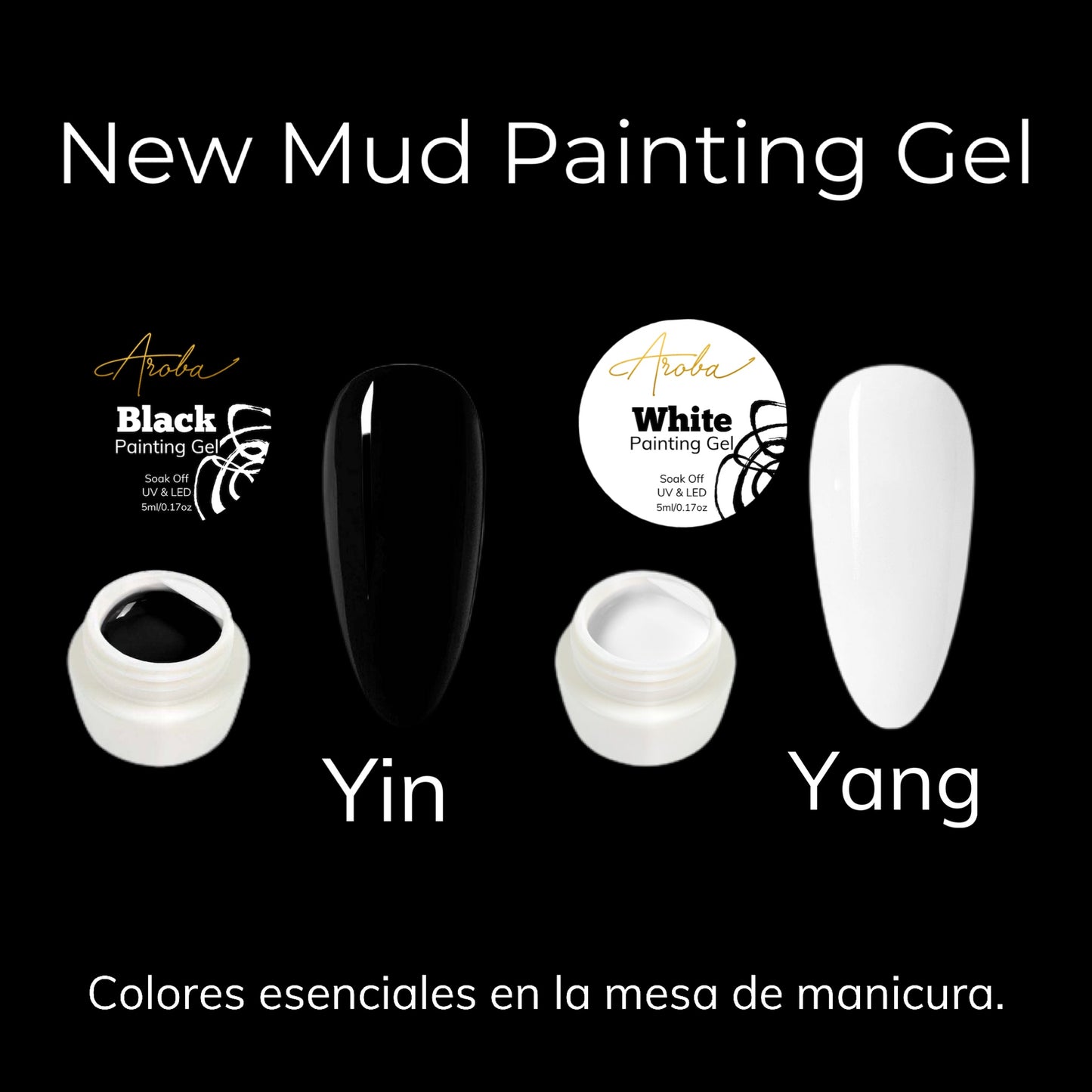 Black and White Painting Gel (LODO)