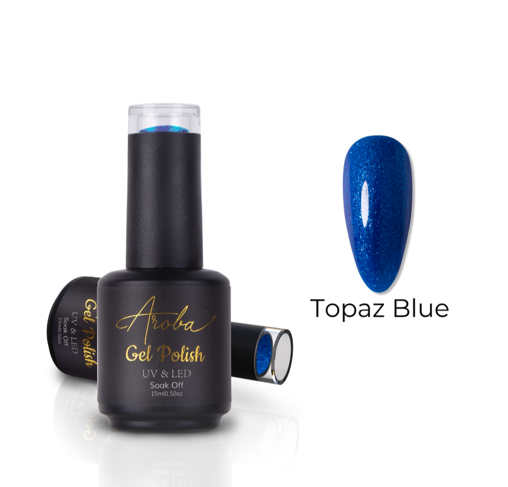 Topaz Blue Gel Polish